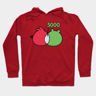 Angry Venn Diagram (red) Hoodie